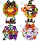 Decorations DIY Halloween Craft Kits Fall Kids Crafts Art Sets Ghost Spider Web Witch Hat Pumpkin Foam Stickers Arts and Crafts for Kids Home Classroom Activities